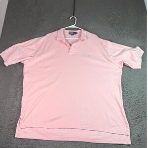 Polo Ralph Lauren Pink Polo Shirt Classic Fit Short Sleeve Men's‎ XXL